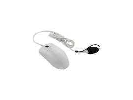 Waterproof, Scroll Wheel, 2 Button, White, USB