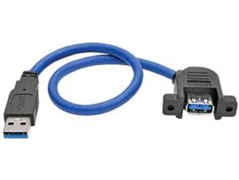 TRIPP LITE USB 3.0 SUPERSPEED PANEL-MOUNT 1 FT