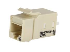 LEGRAND-ORTRONICS KT2 KEYSTONE CAT6 JACK ELEC IVORY