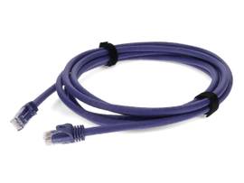 ADD-ON 2FT RJ-45 M/M CAT6A PURPLE CU PATCH CBL