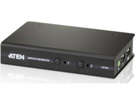 2-PORT USB DVI KVM SWITCH