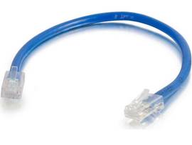 C2G 4FT CAT6 NON BOOTED PATCH CBL BLUE
