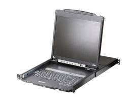 8-PORT 19 DUAL RAIL LCD KVM