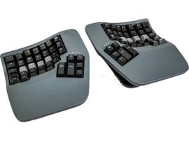 ADVANTAGE360 PRO CONTOURED KEYBOARD - BLUETOOTH - BACKLIT - REQUIRES GITHUB FOR ZMK PROGRAMMING - PC/MAC - KAILH PINK LINEAR - QWERTY