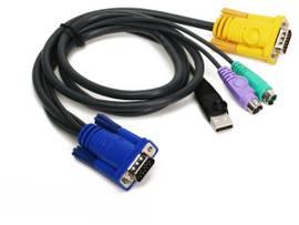 IOGEAR PS/2-USB KVM CBL - 6FT