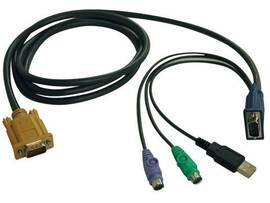 TRIPP LITE 10FT KVM SWITCH USB/PS2 COMBO CABLE