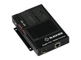 BLACK BOX CORP 10/100/1000BT 60W POE 100/1000BX SFP MEDIA CONV