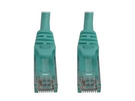 TRIPPLITE CAT6A CABLE SNAGLESS MOLDED M/M AQUA 1FT