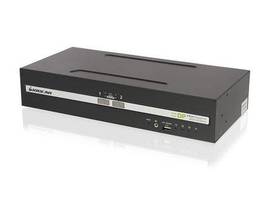 IOGEAR 2-PORT 4K 30HZ DUAL VIEW DISPLAYPORT PP40 SECURE KVM SWITCH WITH AUDIO AND CAC SUPPORTS  FOR 4 PC SHARE ONE KEYBOARD MOUSE AND MONITOR