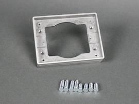 LEGRAND-WIREMOLD 1-GANG ALUM TILE FLANGE