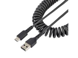 20IN USB A TO C CHARGING CABLE COILED