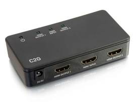 C2G HDMI SPLITTER TAA1IN2OUT4K30 2PORT 4K
