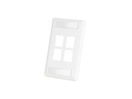 LEGRAND-ORTRONICS FP, HDJ, 4 HOLE, SG, PC, WHT