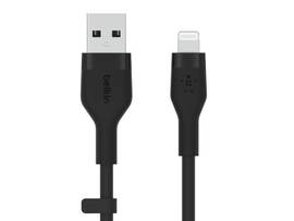 BELKIN USB-A TO LTG, SILICONE, 2M, BLK