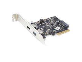 2 PORT USB PCIE CARD 10GBPS/PORT - USB-A