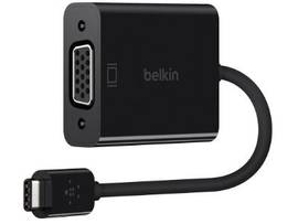 BELKIN ADAPTER,USB-C,VGA,BLACK