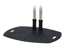 LIGHTWEIGHT DUAL-POLE FLOOR STAND BASE