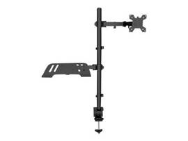 INTRACOM DESKTOP COMBO MOUNT WITH MONITOR ARM AND LAPTOP STAND