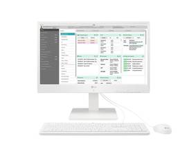 LG 24IN 24CN670NK6N FHD IPS All-in-One Thin Client for Medical & Healthcare with Dual-band RFID & Quad-core Processor