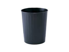 SAFCO RECEPTACLE S WAS RND 23 6E BLK (Sold as Case Pack of 6)