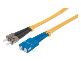 FIBER OPTIC PATCH CABLE, DUPLEX, SINGLE-