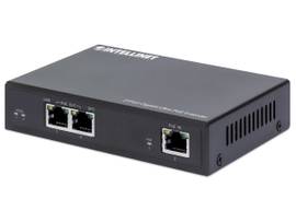 INCREASES POE RANGE UP TO 100 M (328 FT.) POE POWER BUDGET 60 W 2 PSE PORTS WITH 30 W OUTPUT EACH IEEE 802.3BT/AT/AF COMPLIANT METAL HOUSING