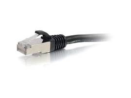 C2G 14FT CAT6 SNAGLESS STP CABLE-BLK