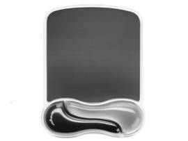 KENSINGTON DUO GEL MSE PAD WRIST REST - BLK/GRY