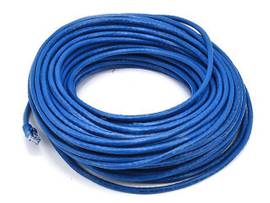 MONOPRICE CAT5E UTP PATCH CABLE_ 100FT BLUE