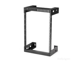 STARTECH OPEN FRAME 15U WALL MOUNT SERVER RACK FOR PATCH PANELS, SWITCHES, DATA EQUIPMENT  - HEAVY DUTY 2 POST COMPUTER/NETWORK RACK SUPPORTS UP TO 20