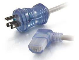 C2G 6FT 18AWG HSPTL PWR CBL, 5-15P-C13R CLR