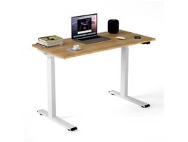 ERGOPIXEL ALTURA LEGGERO SERIES HEIGHT ADJUSTABLE DESK 1.2M - BAMBOO/WHITE