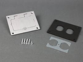 LEGRAND-WIREMOLD DUP/GFI ALUM COVER