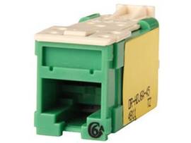LEGRAND-ORTRONICS HDJACK,CAT6A,CLARITY,T568A/B,GRN