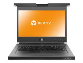 VERTIV 18.5 LCD, USB KB, 2USB PASS-US INTL ENG, TAA COMPLIANT