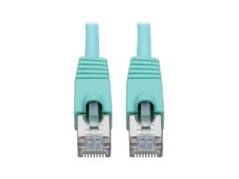 TRIPP LITE CAT6A ETHERNET CABLE POE M/M AQUA 2FT