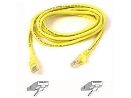 BELKIN CAT6,UTP,RJ45M/M,25 YLW,PATCH