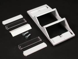 LEGRAND-WIREMOLD ANGLED RACEWAY ADAPT IVORY (PKG OF 10)