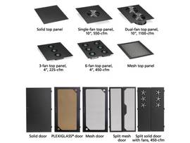 BLACK BOX CORP ELITE 48INH (24U)24INW42IND,PS DOOR