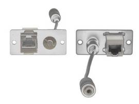 KRAMER WALL PLATE INSERT 3.5MM RJ-45
