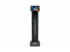 COMPULOCKS IPAD 10.2  AXIS ENCLOSURE BRANDABLE FLOOR STAND BLACK