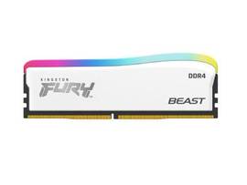 KINGSTON 8GB 3600MT/S DDR4 CL17 DIMM FURY BEAST WHITE RGB SE