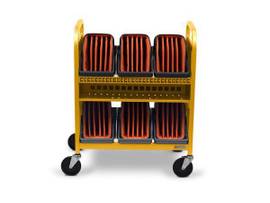 BRETFORD CUBE TRANSPORT 30X W/ CADDIES, 90DEG,MUS