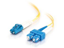 LEGRAND-ORTRONICS 9M LC-SC 9/125 OS1 DPX SM FIBER-YELLOW