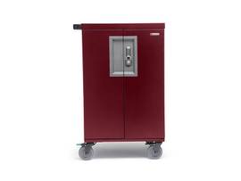BRETFORD 36X COREX CART, PRE-WIRED USB-C, MAROON