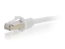 C2G 4FT CAT6 SNAGLESS STP CABLE-WHT