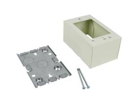LEGRAND-WIREMOLD STL DEEP DEV BOX IVORY