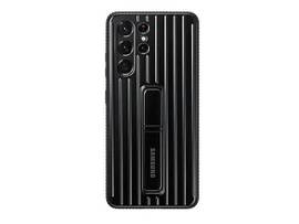 SAMSUNG S21 ULTRA PROTECTIVE STANDING COVER BLK