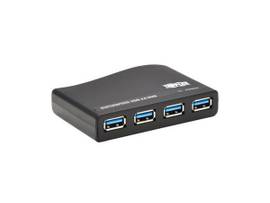 TRIPP LITE 4-PORT USB-A MINI HUB - USB 3.2 GEN 1, INTERNATIONAL PLUG ADAPTERS