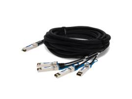 AddOn Formerly Brocade 40G-QSFP-4SFP-C-0101 to HP 487652-B21 Compatible TAA Comp